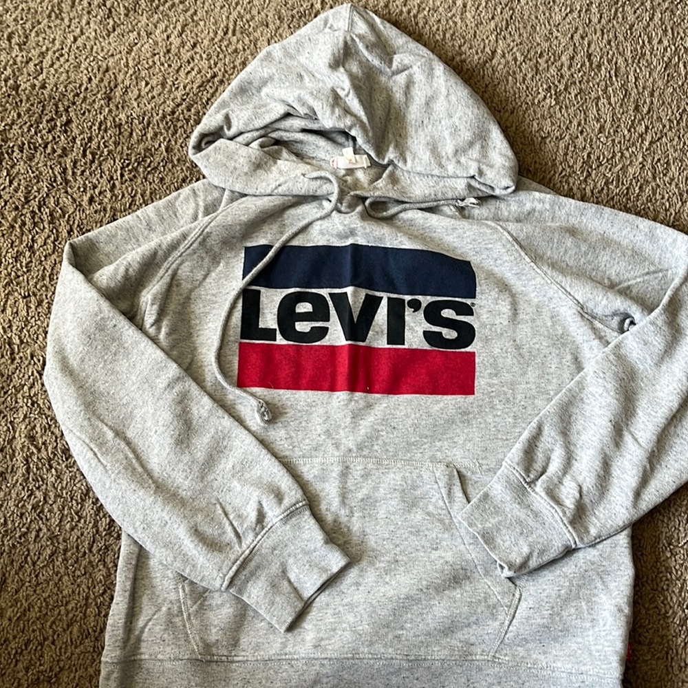 Women’s Gray Levi’s Hoodie Size Small